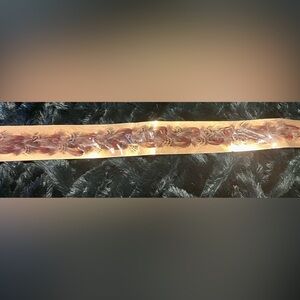 Feather Trim Hat Band with natural feathers